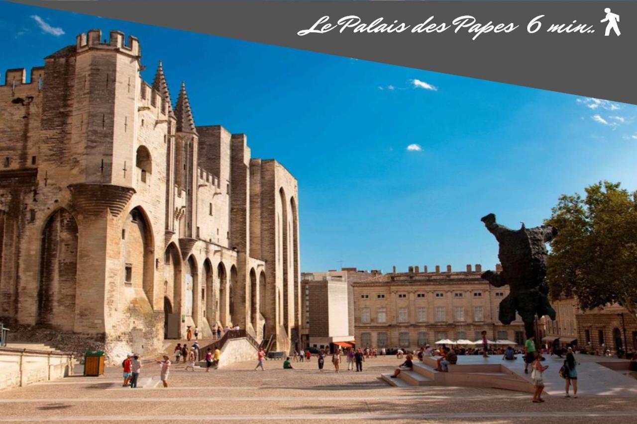 Le Chapeau Rouge Au Coeur Du Centre Historique Avignon Luaran gambar
